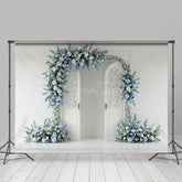 Aperturee - Aperturee Floral Opening Door Elegant Sweet Wedding Backdrop